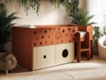 Zaiden Mid Sleeper Bed with Toy Box - Image 2