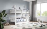 Zoom Small Single Detachable Bunk Bed White - Image 3