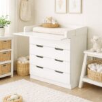 Baby 4 Drawer Changing Unit with Changing Board