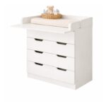 Baby 4 Drawer Changing Unit with Changing Board - Image 2