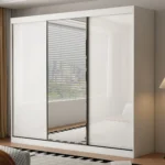 Dartmouth Gloss White Sliding Wardrobe - Image 15