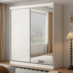 Dartmouth Gloss White Sliding Wardrobe - Image 12