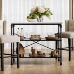 Fairmont Marble & Black Console Table - Image 5