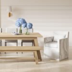 Hettie Grey Stripe Chair - Image 9