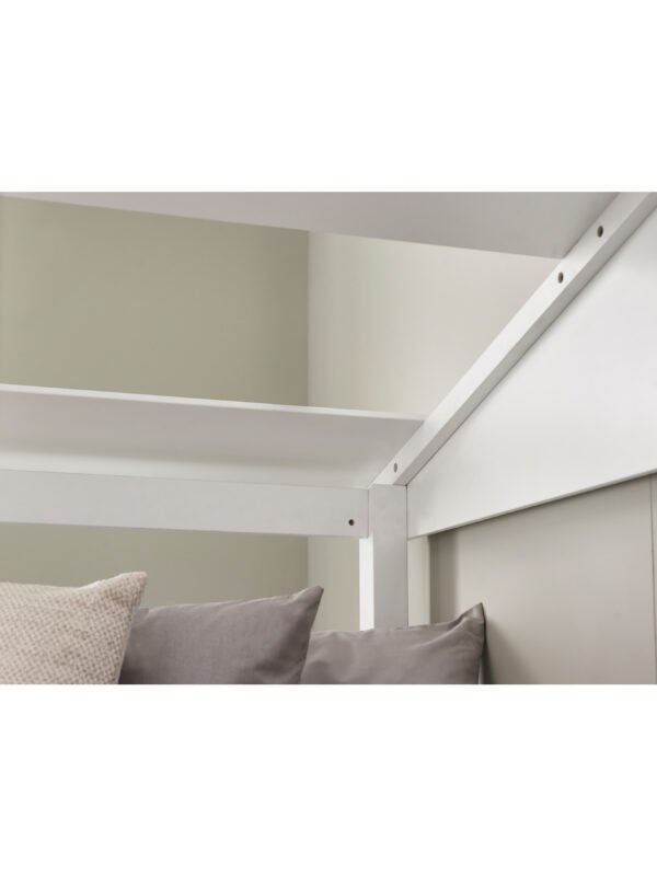Acorn 90cm Single White Treehouse Midsleeper Bed with Storage - Image 11