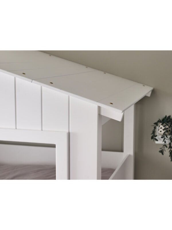 Acorn 90cm Single White Treehouse Midsleeper Bed with Storage - Image 13