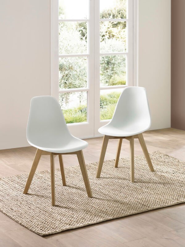 Agatha Plastic Dining Chair (Set of 2) - Image 2