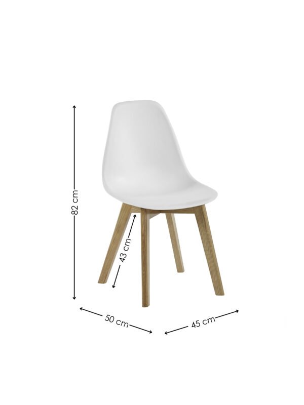 Agatha Plastic Dining Chair (Set of 2) - Image 9