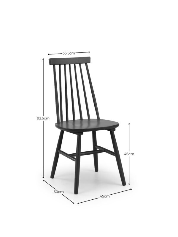 Alassio Spindle Back Dining Chair (Set of 2) - Image 7
