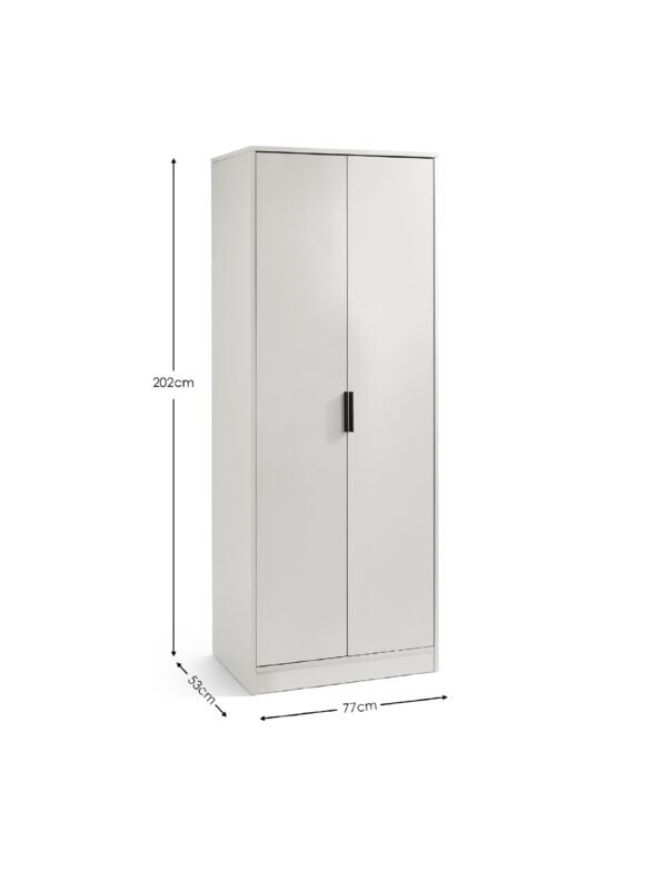 Alba 2 Door Wardrobe with Shelf - Image 6