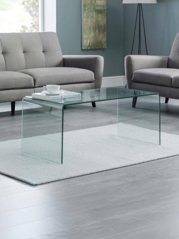 Amalfi Bent Glass Coffee Table