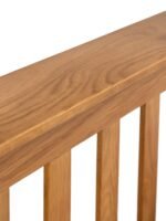 Amsterdam 135cm Double Light Oak High Footend Solid Oak Bed - Image 8