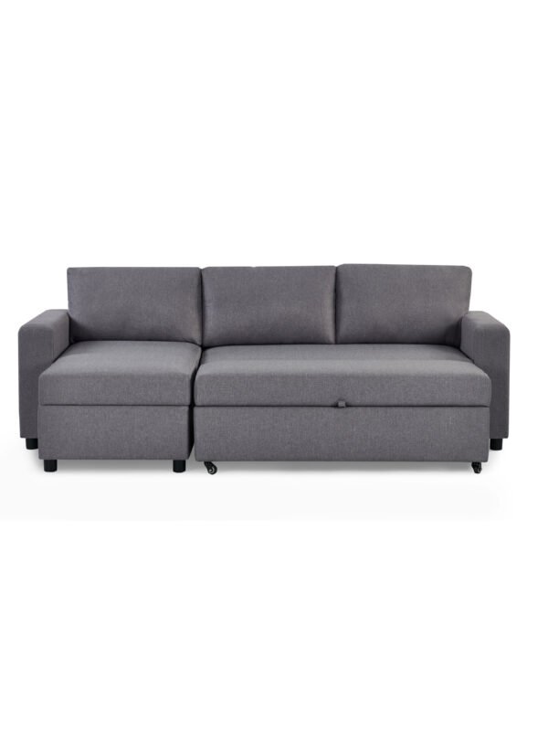 Angel Sofabed With Storage - Light Grey - Image 7