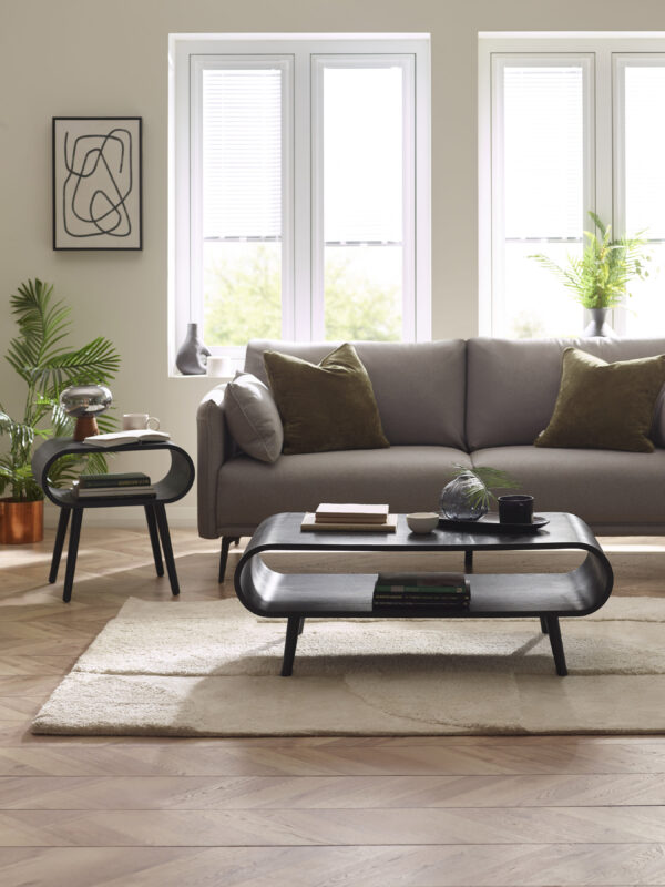 Apollo Black Ash 45cm Round Side Table - Image 9
