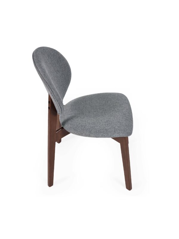 Set of 2 Artemis Walnut and Grey Dining Chairs - Image 12