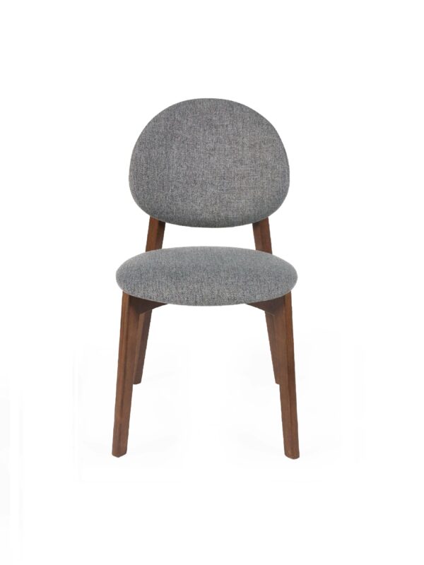 Set of 2 Artemis Walnut and Grey Dining Chairs - Image 5