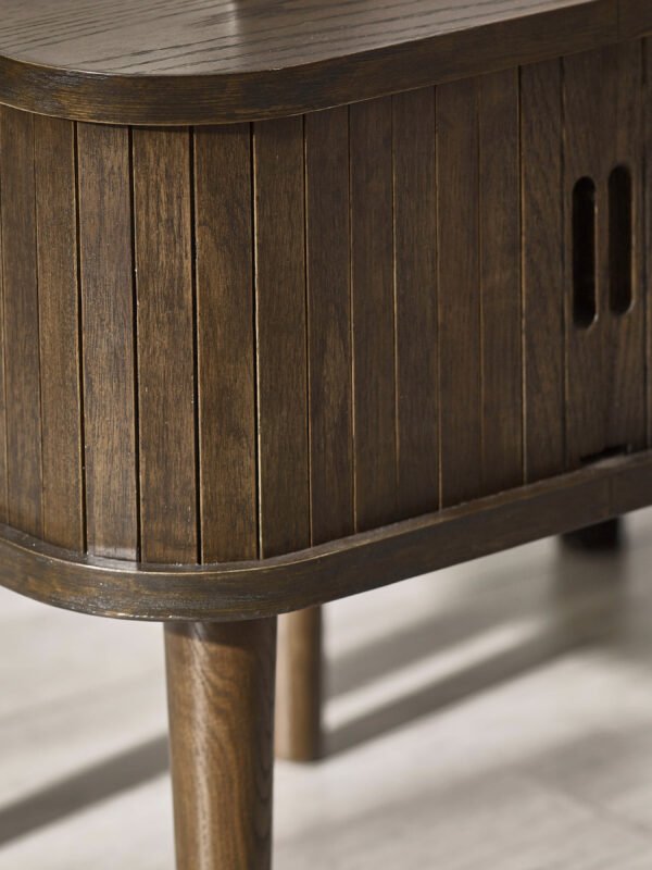 Arya Side Table - Dark Oak Effect - Image 10