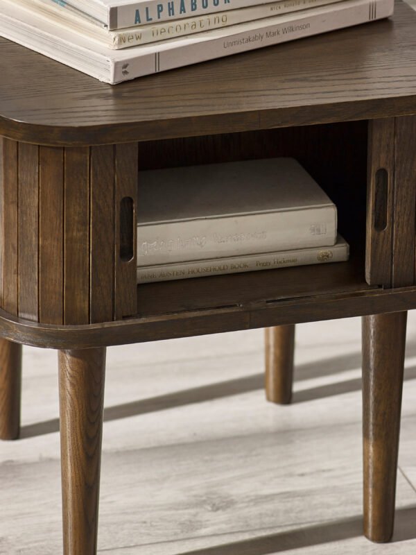 Arya Side Table - Dark Oak Effect - Image 12