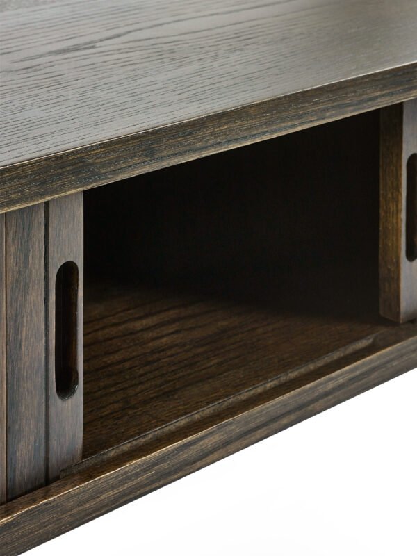 Arya Coffee Table - Dark Oak Effect - Image 8