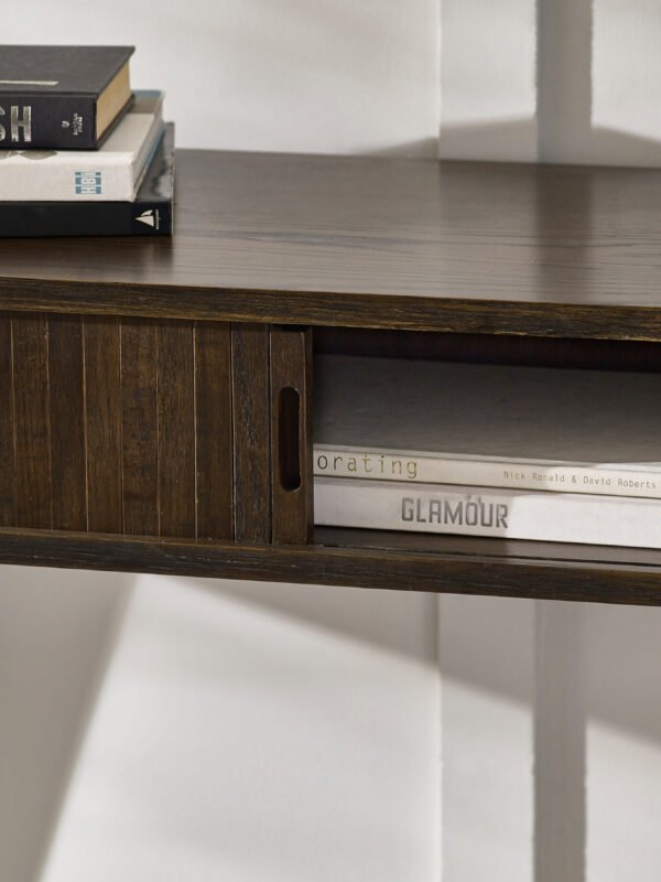 Arya Console Table - Dark Oak Effect - Image 13