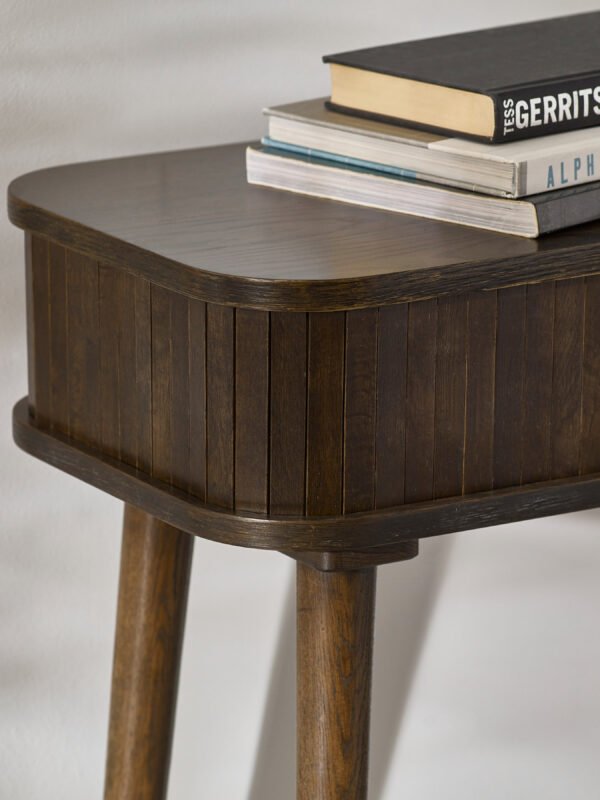 Arya Console Table - Dark Oak Effect - Image 14