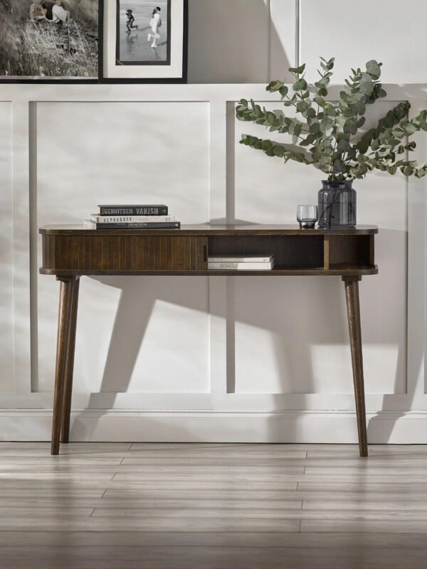 Arya Console Table - Dark Oak Effect - Image 2