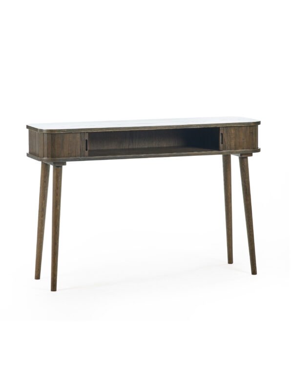 Arya Console Table - Dark Oak Effect - Image 4