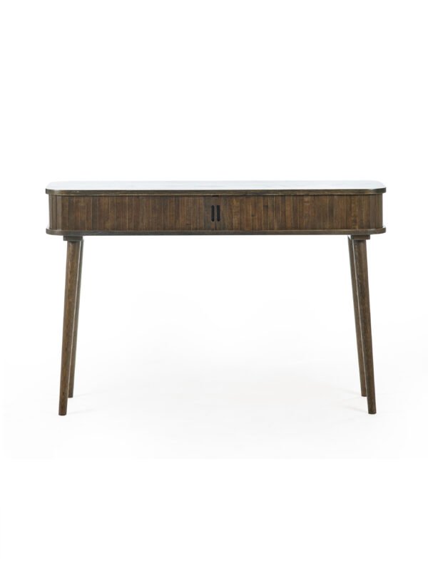 Arya Console Table - Dark Oak Effect - Image 5