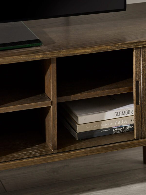 Arya TV Unit up to 65 Inch - Dark Oak Effect - Image 11