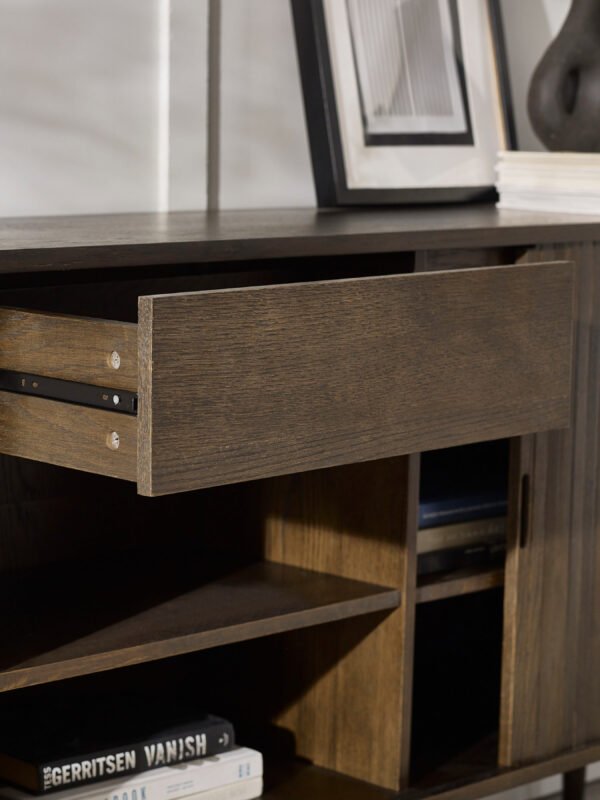Arya 160cm Sideboard - Dark Oak Effect - Image 12