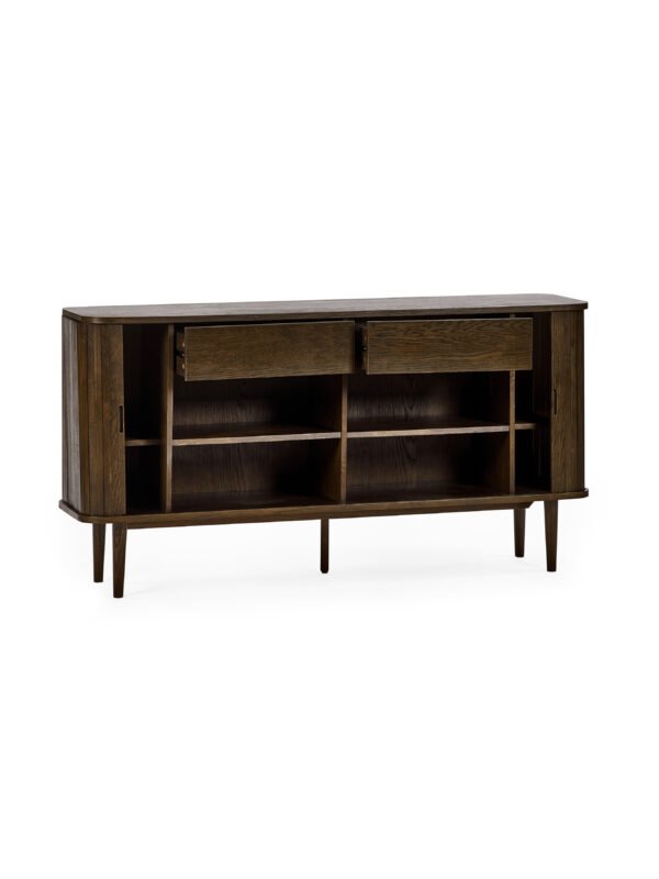 Arya 160cm Sideboard - Dark Oak Effect - Image 4