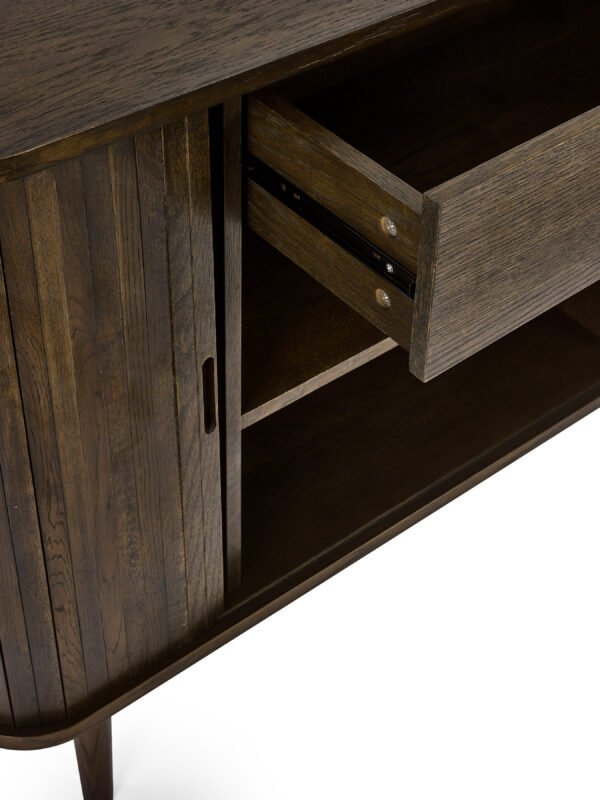 Arya 160cm Sideboard - Dark Oak Effect - Image 9