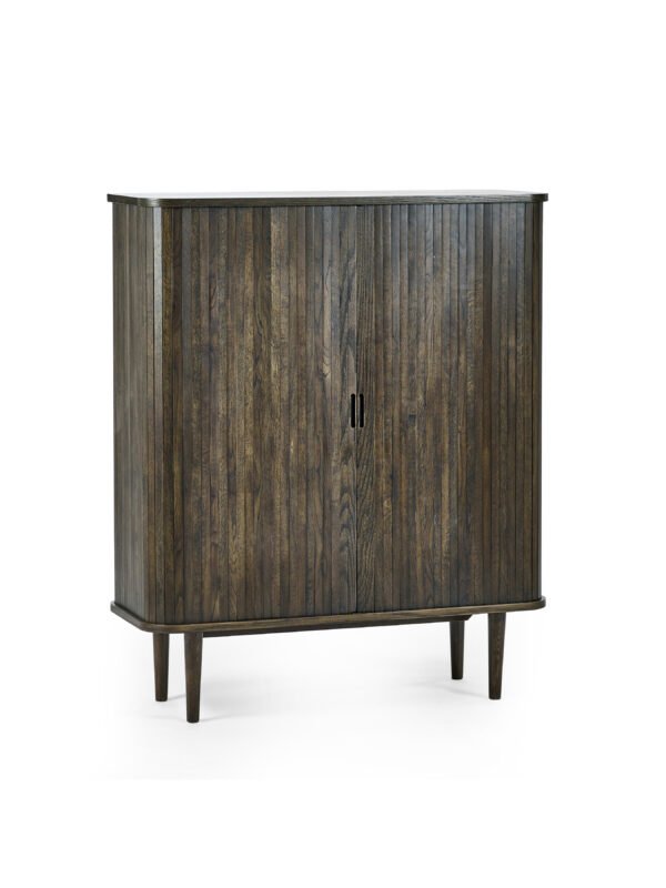 Arya Drinks Cabinet - Dark Oak Effect - Image 3