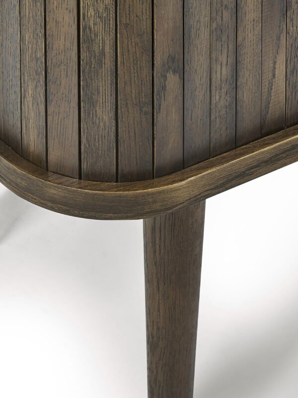 Arya Drinks Cabinet - Dark Oak Effect - Image 9