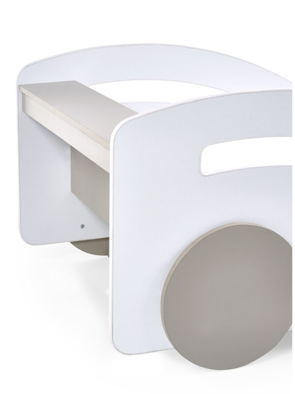 Atlantis Toddler Size White Car Bed - Image 4