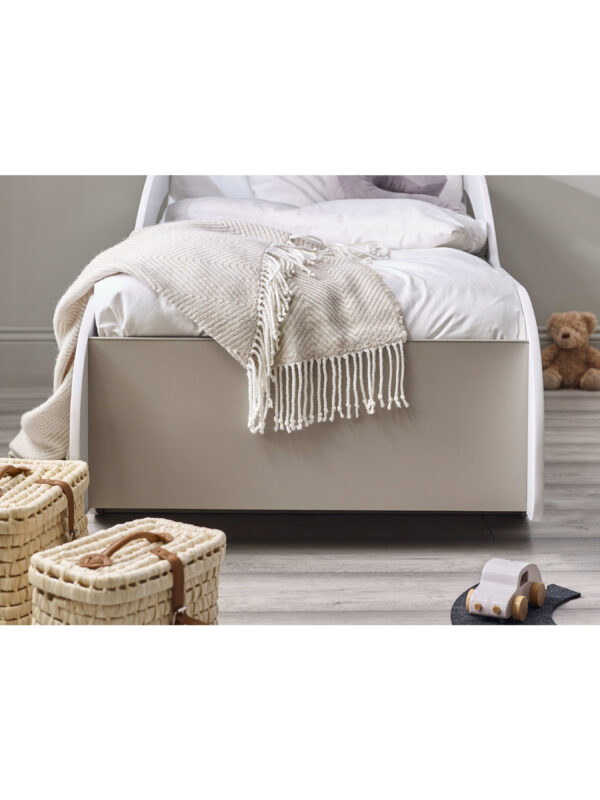 Atlantis Toddler Size White Car Bed - Image 9