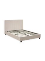 Aylen Upholstered Bed Frame - Oatmeal Linen, Small Double - Image 2