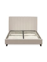 Aylen Upholstered Bed Frame - Oatmeal Linen, Small Double - Image 3