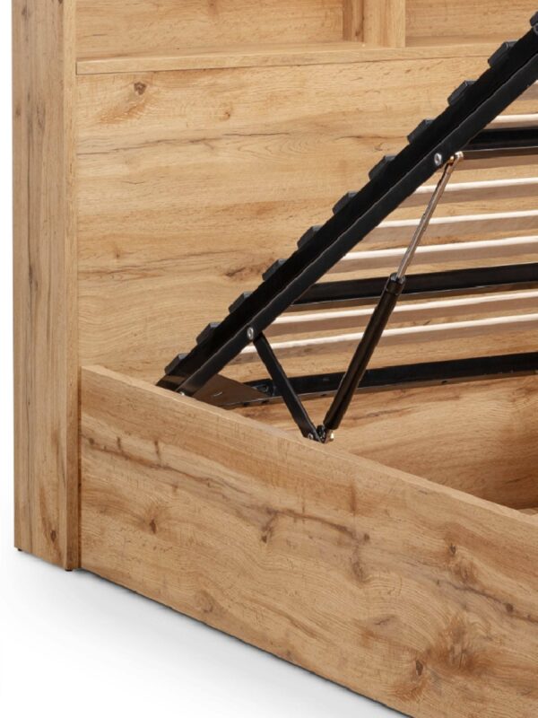 Bali Ottoman Bookcase Bed Frame - Image 11