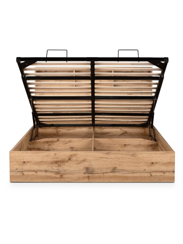 Bali Ottoman Bookcase Bed Frame - Image 8