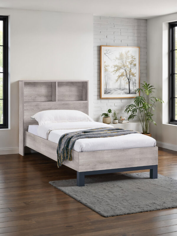 Bali Bookcase Bed Frame