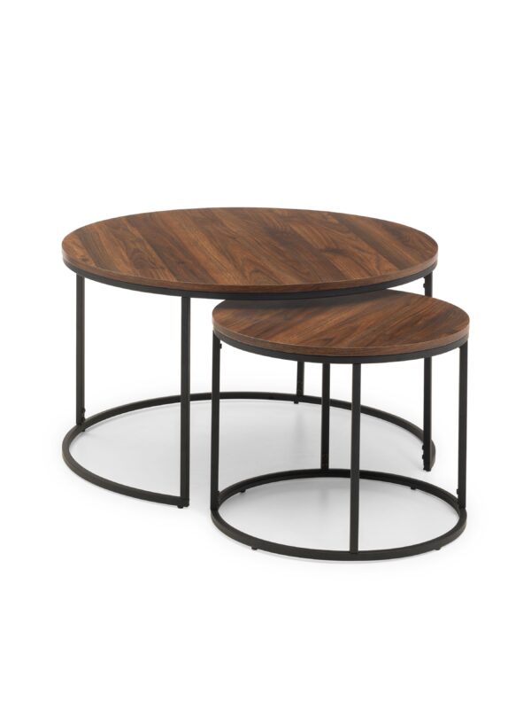 Bellini Round Nest of 2 Coffee Tables - Image 2