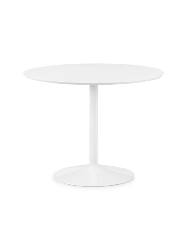 Blanco Round White Pedestal Table - Image 2