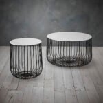 Enzo Oak & Gold Side Table - Image 16
