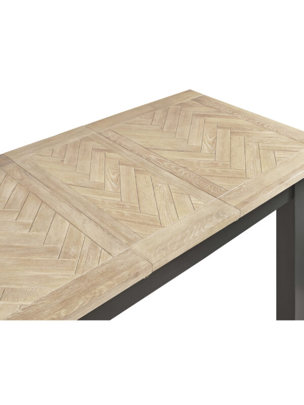 Bordeaux Extending Dining Table Dark Grey - Image 9
