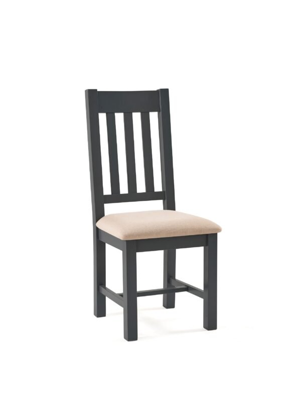 Set Of 2 Bordeaux Dining Chairs Dark Grey - Image 3