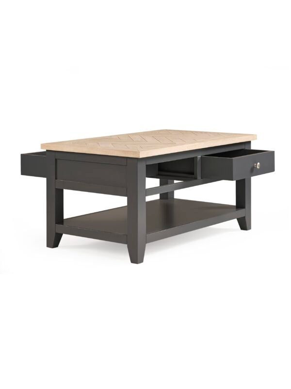 Bordeaux Coffee Table Dark Grey - Image 4
