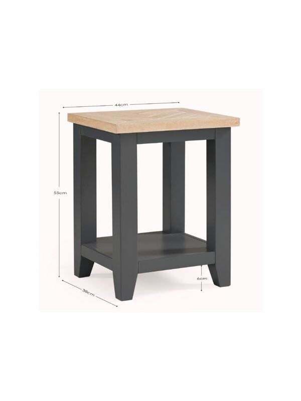 Bordeaux Lamp Table Dark Grey - Image 6
