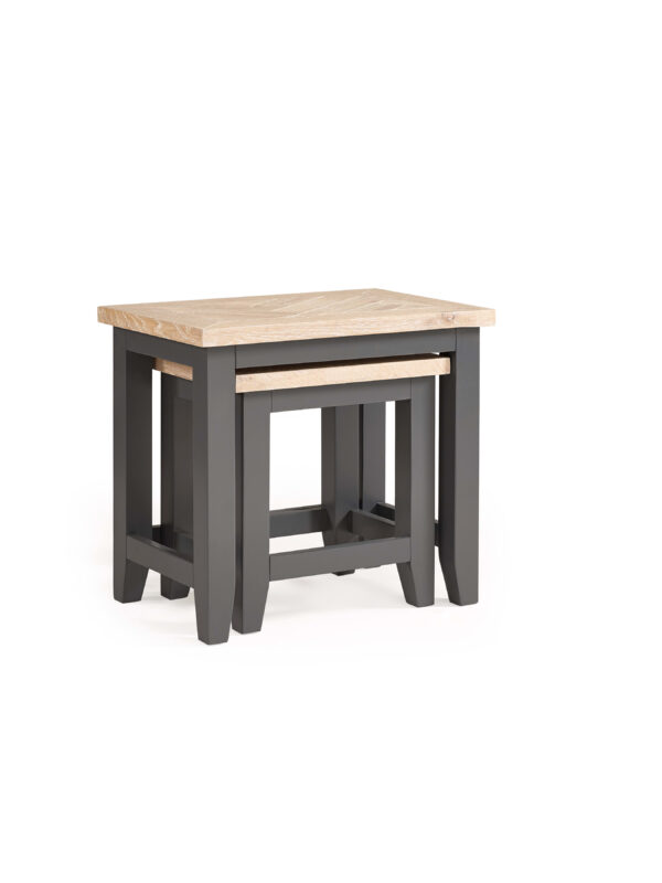Bordeaux Nest Of Tables Dark Grey - Image 3