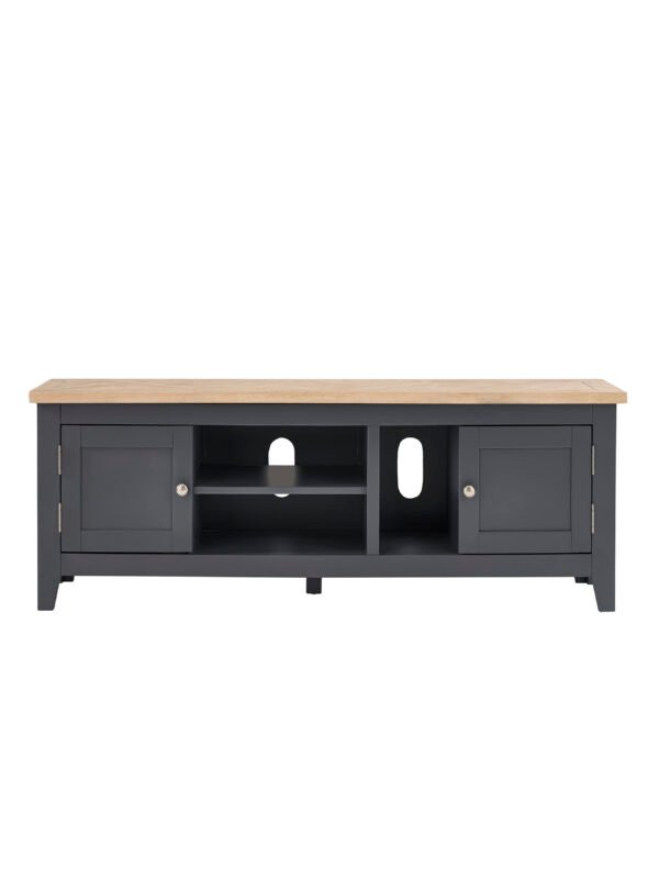 Bordeaux Tv Unit Dark Grey - Image 4